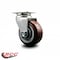 Service Caster 4 Inch Poly on Polyolefin Wheel Swivel Caster with Roller Bearing SCC-20S420-PPUR - alternate 3